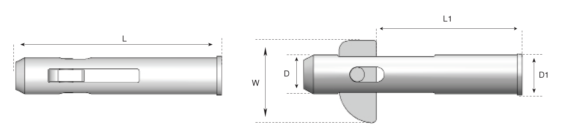 SFLN lock nut for flip system drawing 